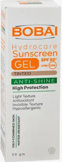 بوباي صنسكرين تينتد جل spf 50-50جم