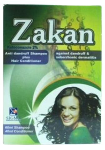 دواء زاكان 2جم/100مل شامبو 60 مل