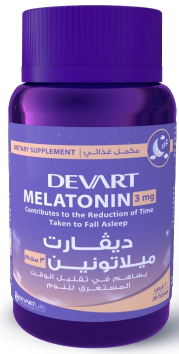 دواء ديفارت ميلاتونين 3مجم 30 قرص