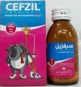 دواء سيفزيل 250 مجم شراب 50 مل