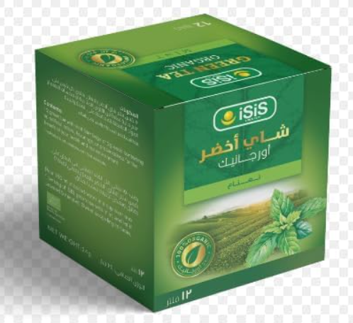 دواء ايزيس شاي اخضر ونعناع 12 باكو