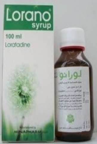 دواء لورانو 5 مجم / 5 مل شراب 100 مل